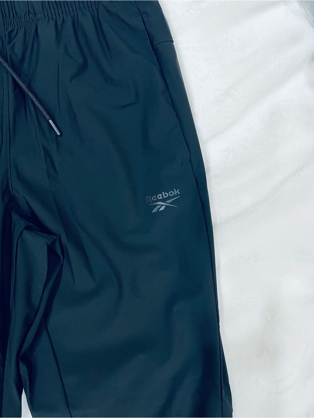Women’s Black Reebok Athletic Zipper Ankle Joggers